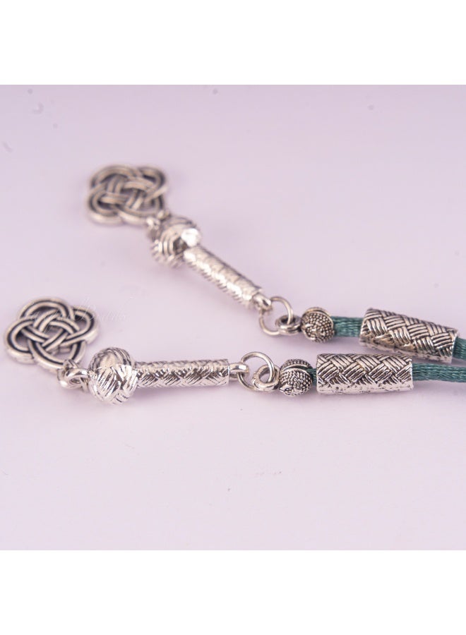 مسبحة 33 خرزة مع علبة هدية | خرز من حجر شوشان الطبيعي | تصميم أنيق مصنوع يدويًا للرجال - Image 4